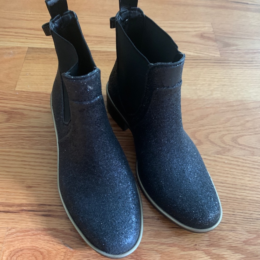 Kate Spade Black Glitter Rainboot - Picture 4 of 4